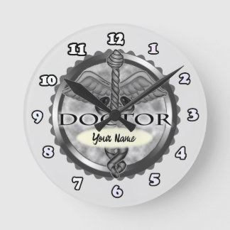 Doctor Caduceus clock