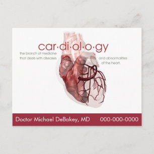 Doctor Cardiology Postcard