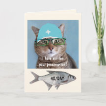 Doctor Cat And Fish Get Well