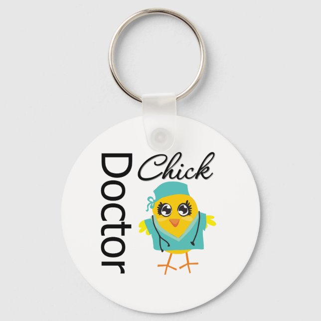 Doctor Chick Key Ring (Front)
