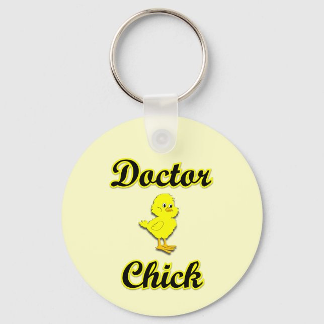 Doctor Chick Key Ring (Front)