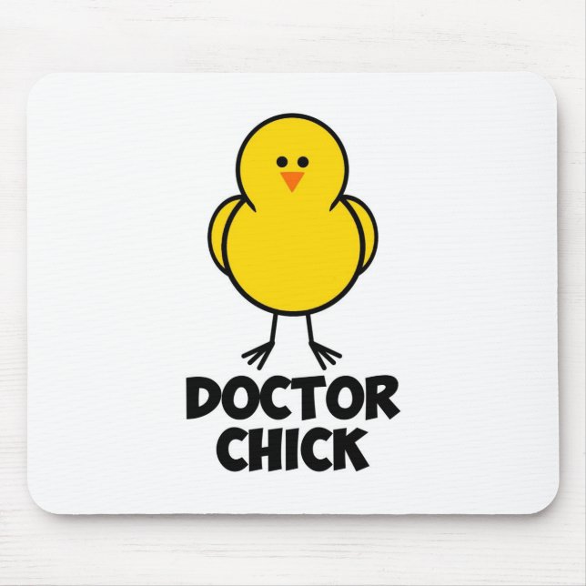 Doctor Chick Mouse Mat (Front)