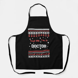 Doctor Christmas Shirt Apron