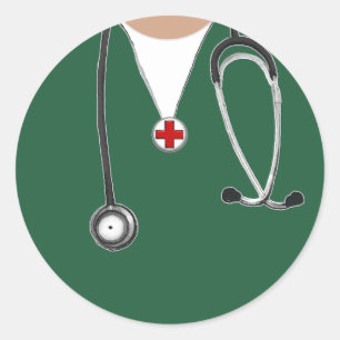 Doctor Classic Round Sticker