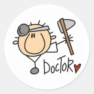 Doctor Classic Round Sticker