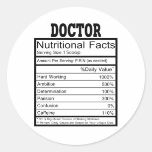 Doctor Classic Round Sticker