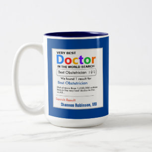 Doctor Custom Best Two-Tone Coffee Mug