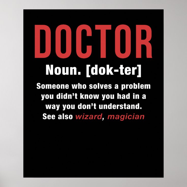 doctor-definition-poster-zazzle