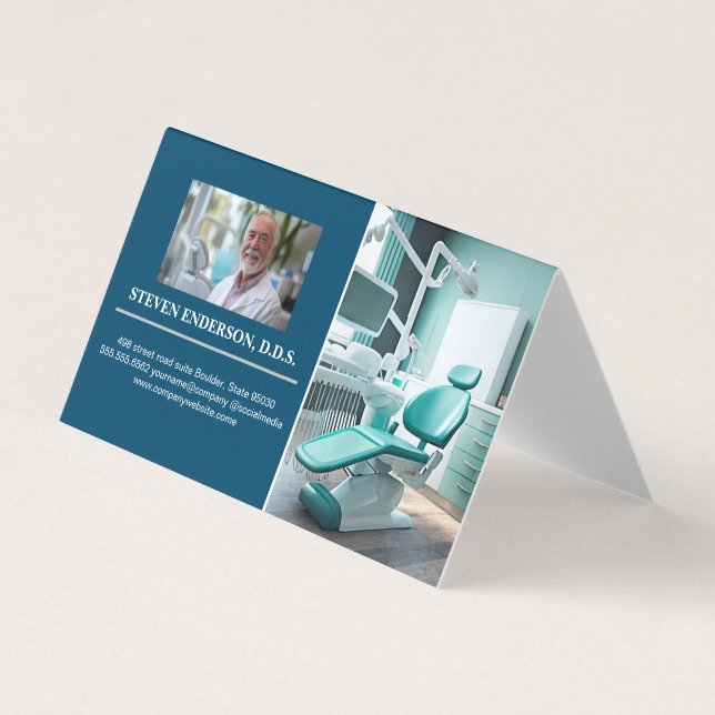 Doctor | Dental Office Equipment Business Card (Front)