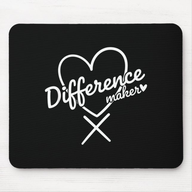 Doctor Difference Maker Heart, Proud Physician Hea Mouse Mat (Front)