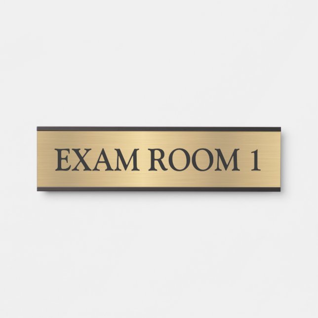 Doctor Doctor's Door Office Sign Signs Exam Room (Front)