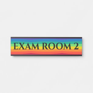 Doctor Doctor's Exam Room Office Door Sign Rainbow