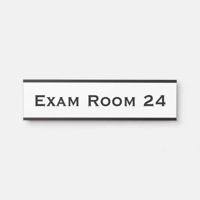Doctor Doctor's Office Dentist Exam Room Door Sign (Front)