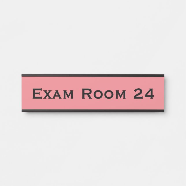 Doctor Doctor's Office Dentist Exam Room Door Sign (Front)