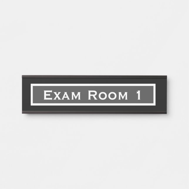 Doctor Doctor's Office Dentist Exam Room Door Sign (Front)
