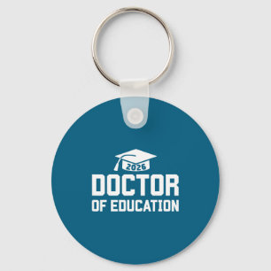 Doctor Education Edd Doctoral Degree Graduation Key Ring