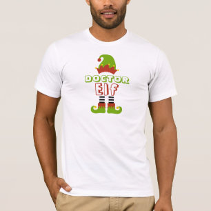 Doctor Elf Christmas Xmas Holiday Fun T-Shirt