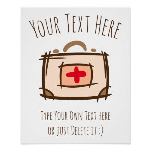 Doctor, emergency, nurse, paramedic gift Template Poster