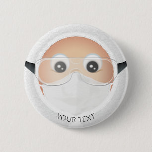 Doctor Emoji 6 Cm Round Badge