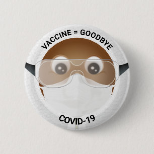 Doctor Emoji   African American 6 Cm Round Badge