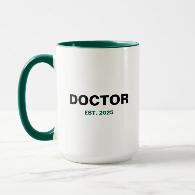 DOCTOR Est. Year Mug (Left)