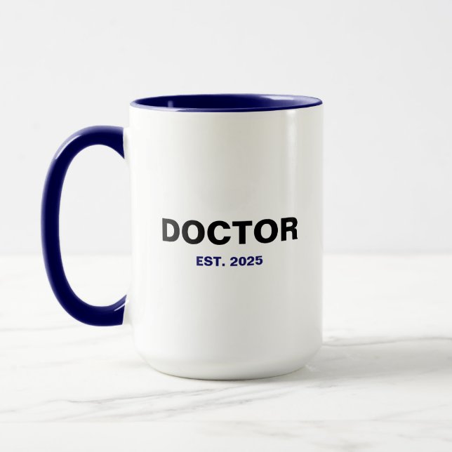 DOCTOR Est. Year Mug (Left)