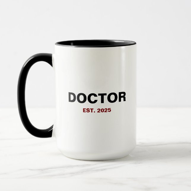 DOCTOR Est. Year Mug (Left)
