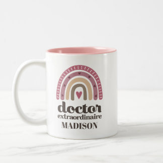 Doctor Extraordinaire Appreciation Two-Tone Coffee Mug