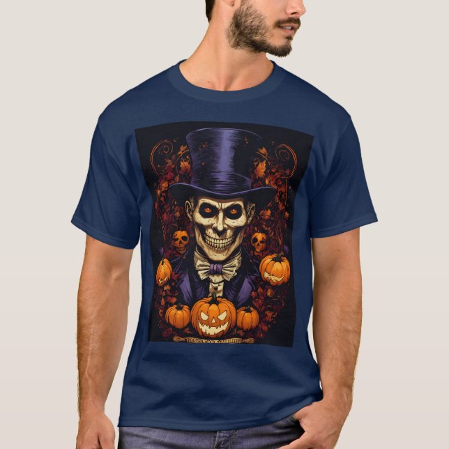Doctor Facilier's Spooky Smirk | Halloween Voodoo  T-Shirt (Front)