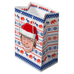Doctor Fauci Christmas Medium Gift Bag