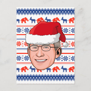 Doctor Fauci Christmas Postcard