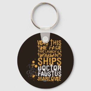 Doctor Faustus Quote Key Ring