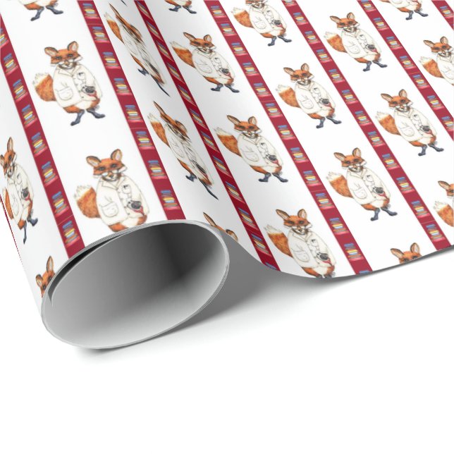 Doctor Fox Wrapping Paper (Roll Corner)