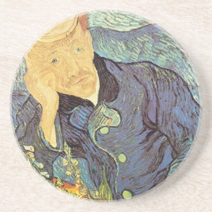 Doctor Gachet Portrait by Vincent van Gogh Coaster