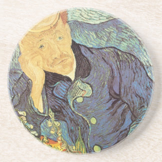 Doctor Gachet Portrait by Vincent van Gogh Coaster