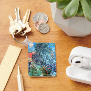 Doctor Gachet's Garden, Auvers by Vincent van Gogh Key Ring