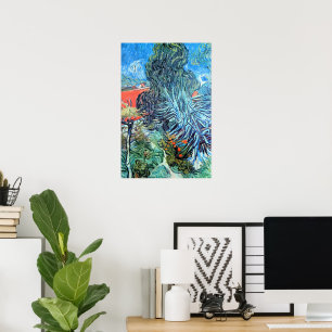 Doctor Gachet's Garden, Auvers by Vincent van Gogh Poster