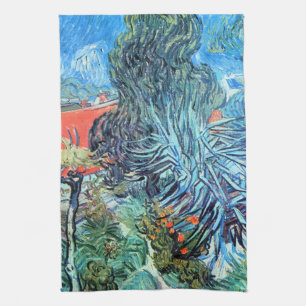 Doctor Gachet's Garden, Auvers by Vincent van Gogh Tea Towel