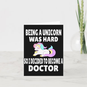 Doctor gift medical school graduation md phd funny card