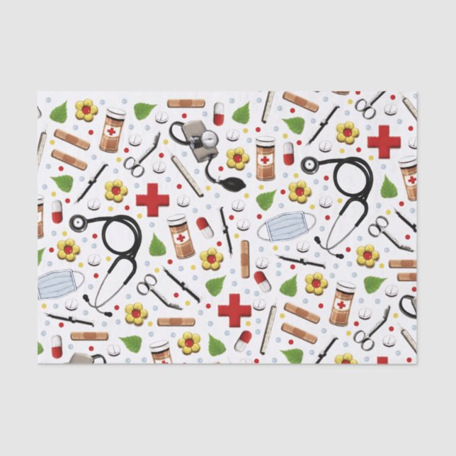 Doctor Gift Tissue Paper (Front)