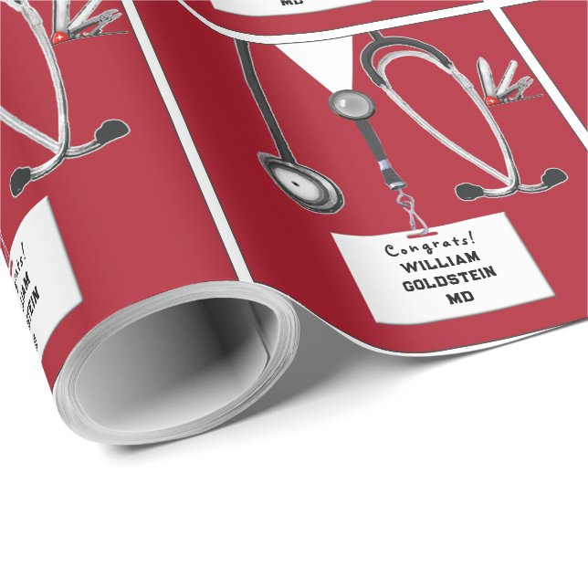 Doctor Gift Wrapping Paper (Roll Corner)