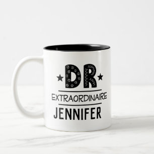 Doctor Gifts Dr Appreciation Present Two-Tone Coffee Mug