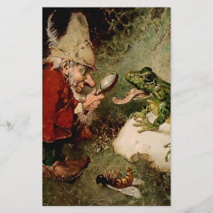 “Doctor Gnome Inspects Frog Tongue” by Heinrich Sh Stationery