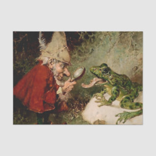 “Doctor Gnome Inspects Frog Tongue” by Heinrich Sh Tissue Paper