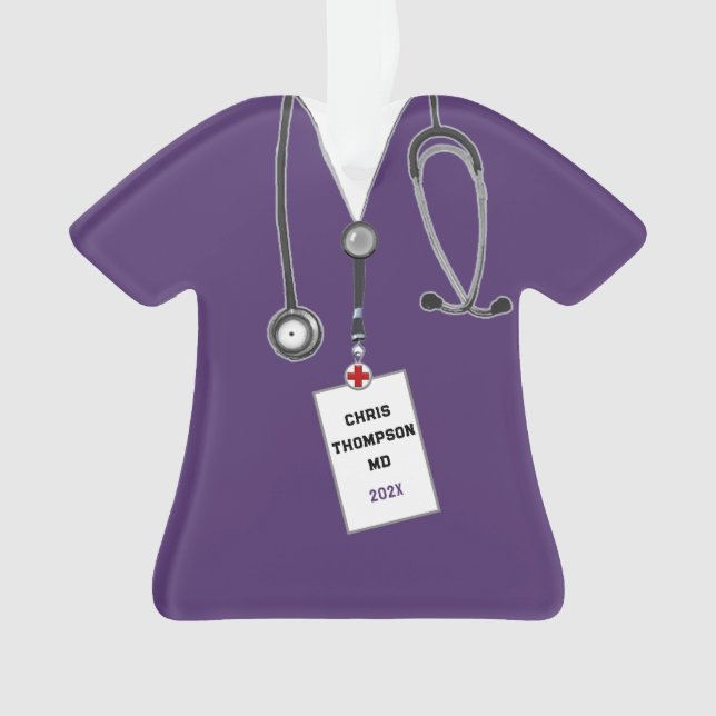 Doctor Graduation 2025 Ornament (Front)