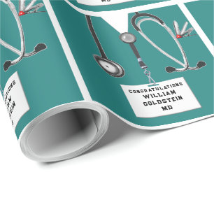 Doctor Graduation Gift Wrapping Paper