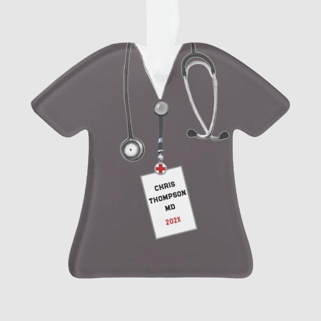 Doctor Graduation Keepsake Ornament (Front)