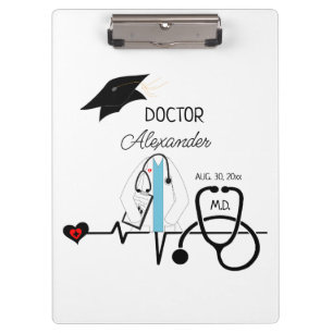 Doctor Graduation Medical Student Graduate Clipboard