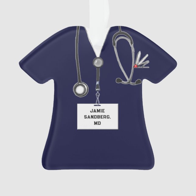 Doctor Graduation Novelty Gift Ornament (Front)