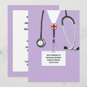 Doctor Graduation Party Invitation